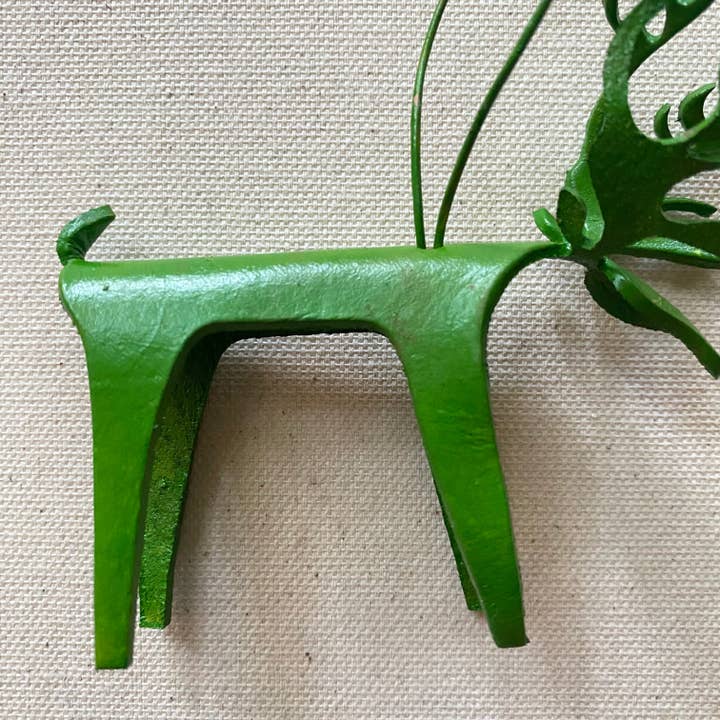 The Merchant Studio – wholesale Ornament – Leather Reindeer Ornament15