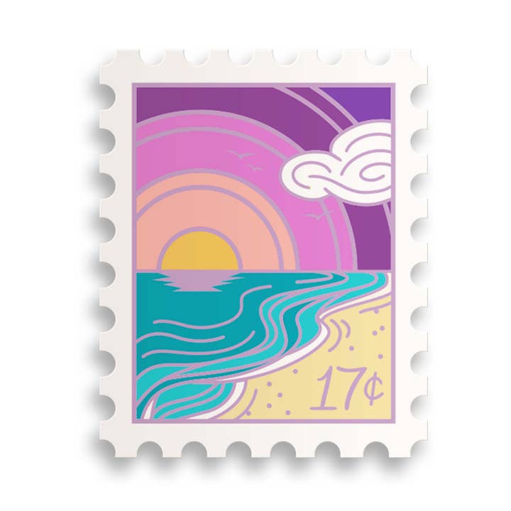 Sablewood Paper Company - Vente Autocollant - Tampon Sunset Shore (autocollant)0