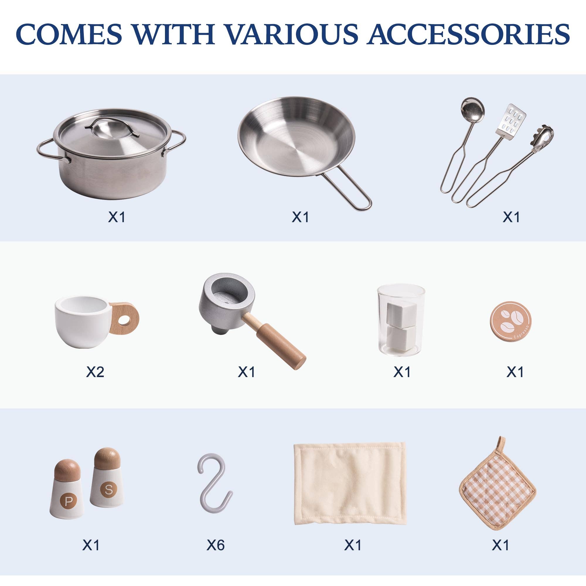 Robud & Mewoofun Official Store - Wholesale Toy Set - Kids -  Robud New Super Large Cooking Pretend Play Kitchen Sets4