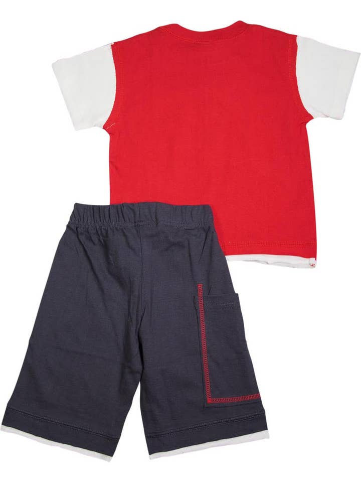 Eastern Off Price - Wholesale Top & Short Set - Kids - Mish Mish Baby Boy Infant Cotton Knit Short Sleeve Short Set9