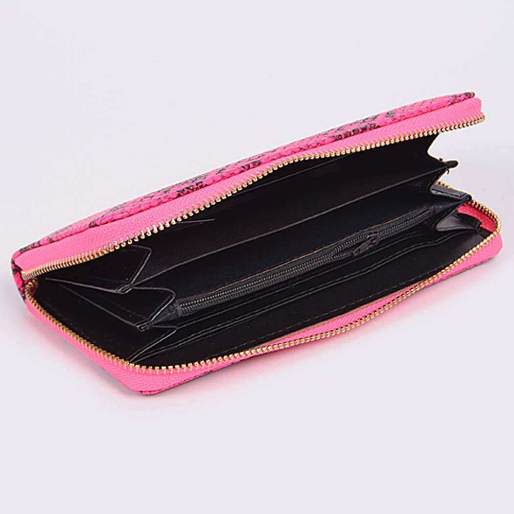 3AM BY H&D ACCESSORIES - Wholesale Wallet - Women's - Faux Snake Print Wallet4