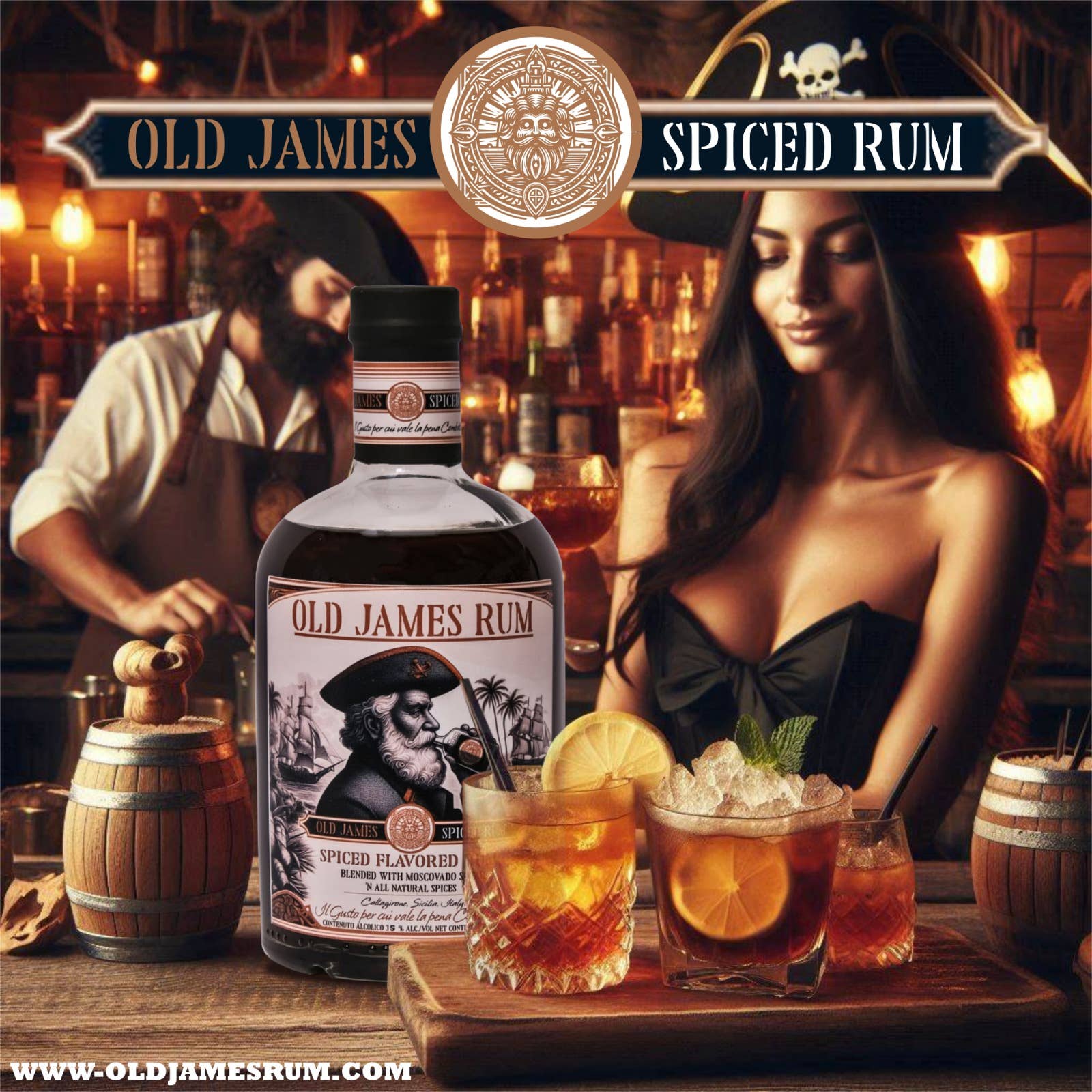 Sicilian Whiskey - Wholesale Liqueur - Old James Rum11