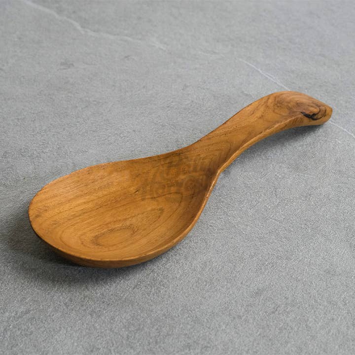 Bali Harvest - Wholesale Spoon Rest - Teak Wooden Spoon Rest - Spoon Holder Trivet Serving Spoon4
