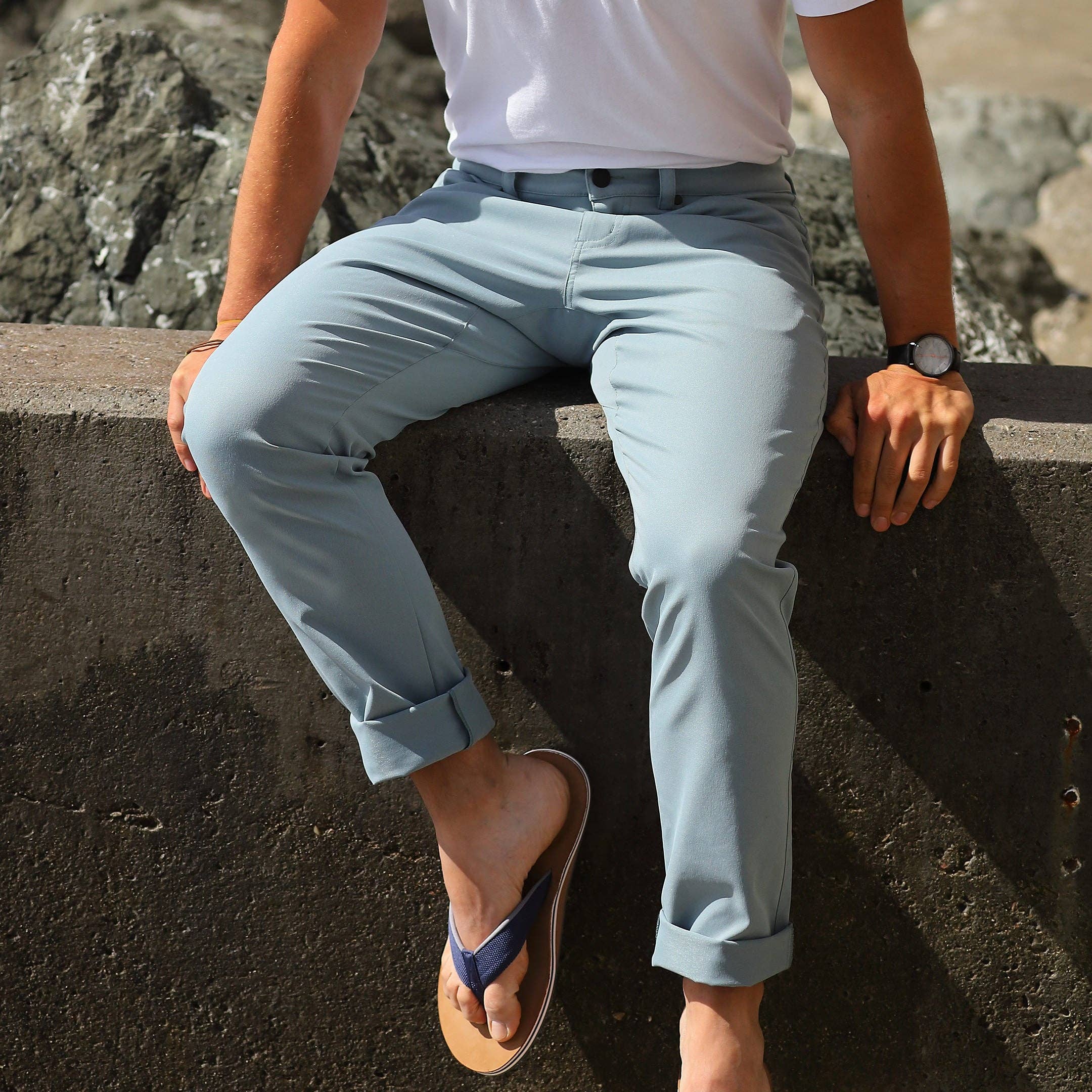 Myles Apparel - Wholesale Pants - Men's - Tour Pant in Steely Blue1