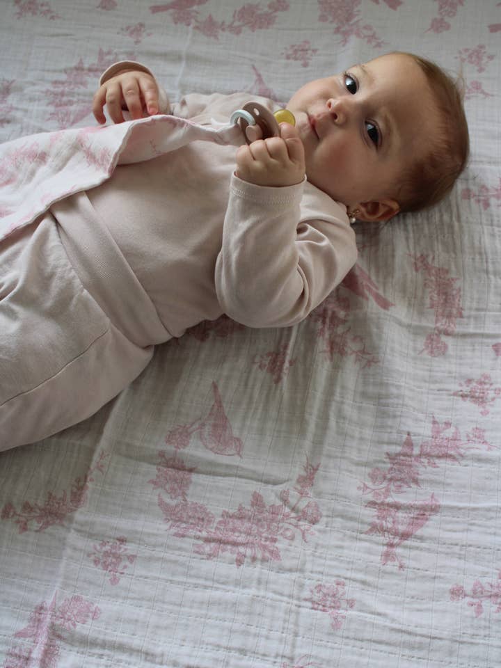 Little Threads - Wholesale Security/Cuddle Blanket - Baby - Little Pink Bird Lovey2