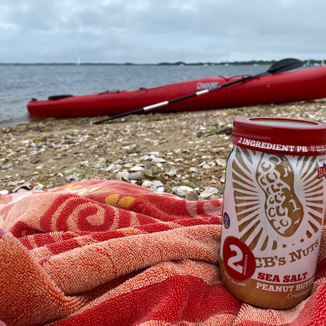 CB's Nuts - Vente Beurres de noix - 16 oz de beurre d'arachide crémeux naturel avec sel de mer - 125