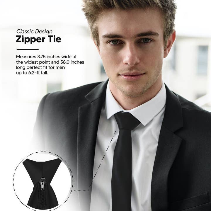 Dubal Brothers - Wholesale Necktie – Men’s - Solid Zipper Neckties (Multipacks) by Vittorio Farina35