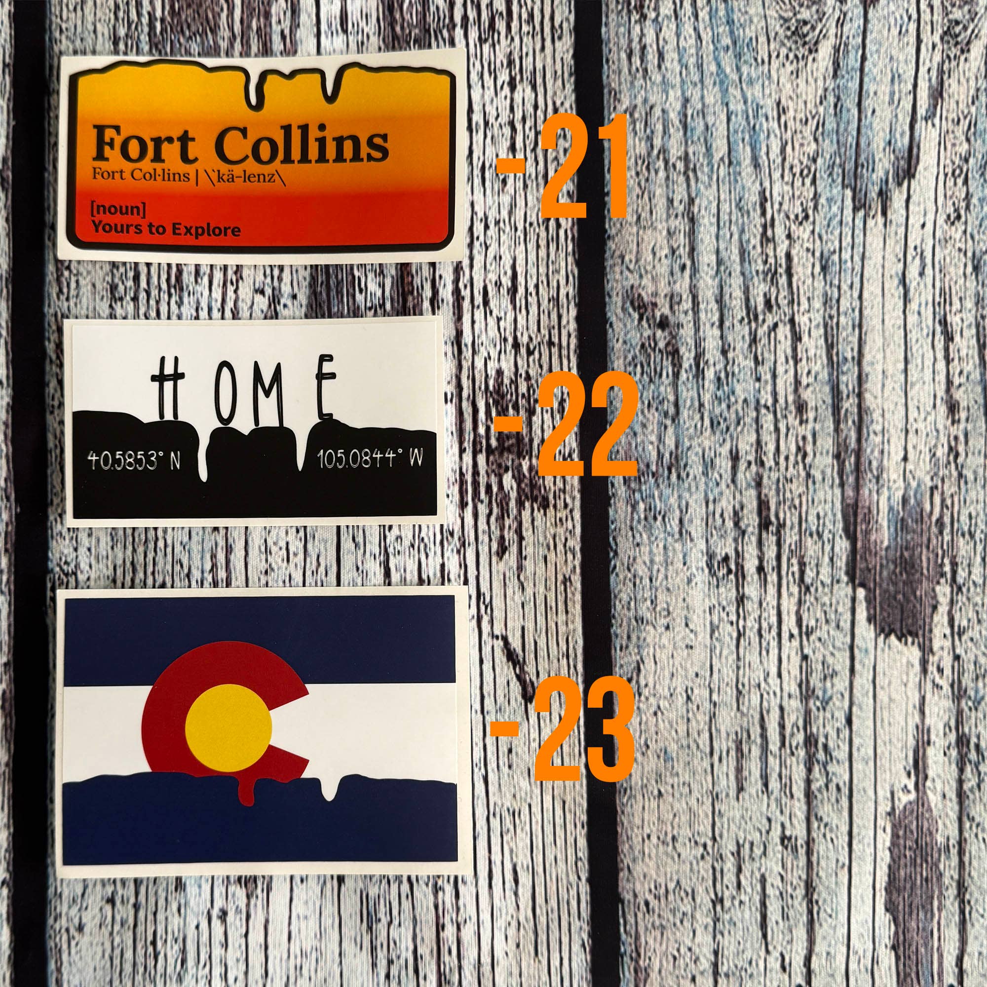 Around FoCo - Wholesale Phone & Laptop Stickers - Fort Collins Stickers3