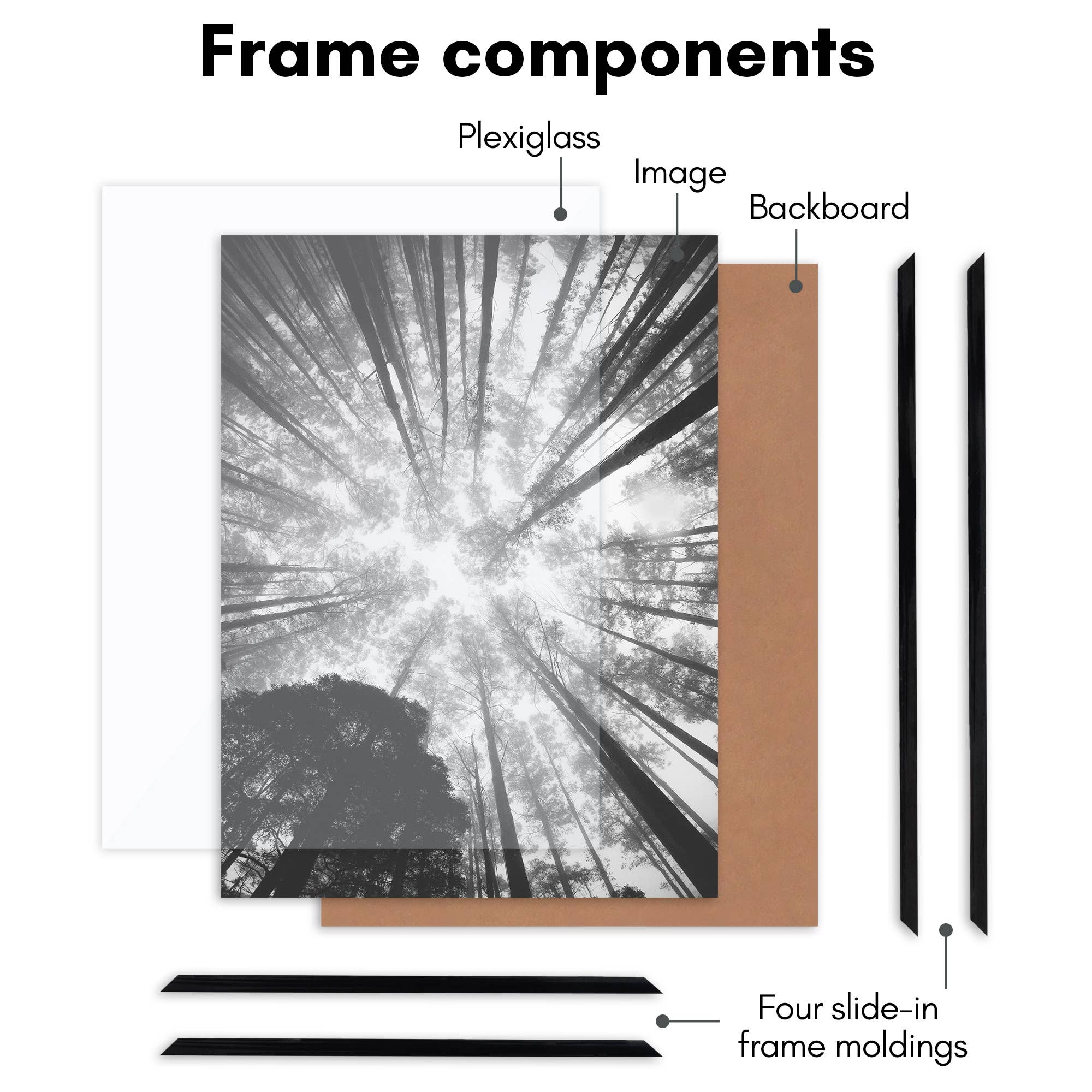 Americanflat - Wholesale Picture Frame - 3 Pack Lightweight Poster Frames7