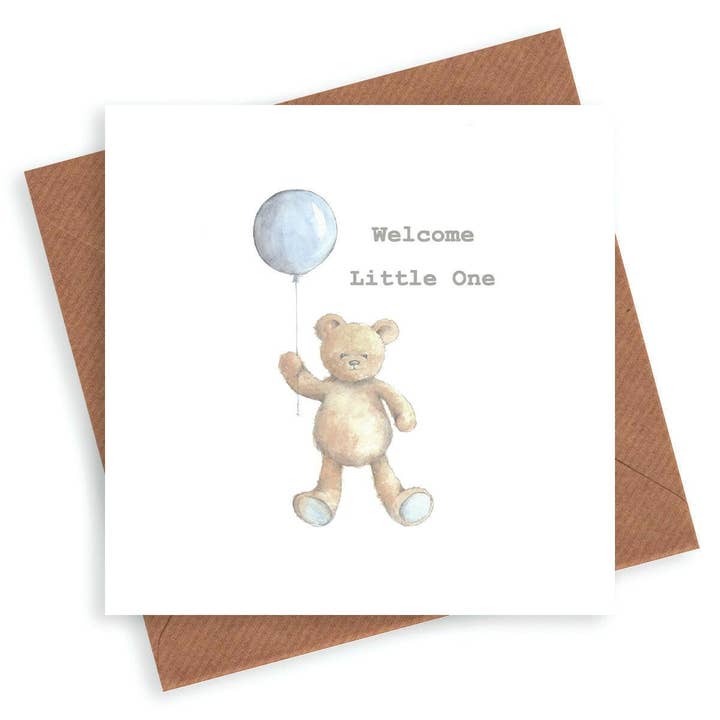 Tarjeta para Niño – Tarjeta de Felicitación de Lujo en Acuarela con Sobre Kraft Incluido para venta al por mayor de Crumble & Core