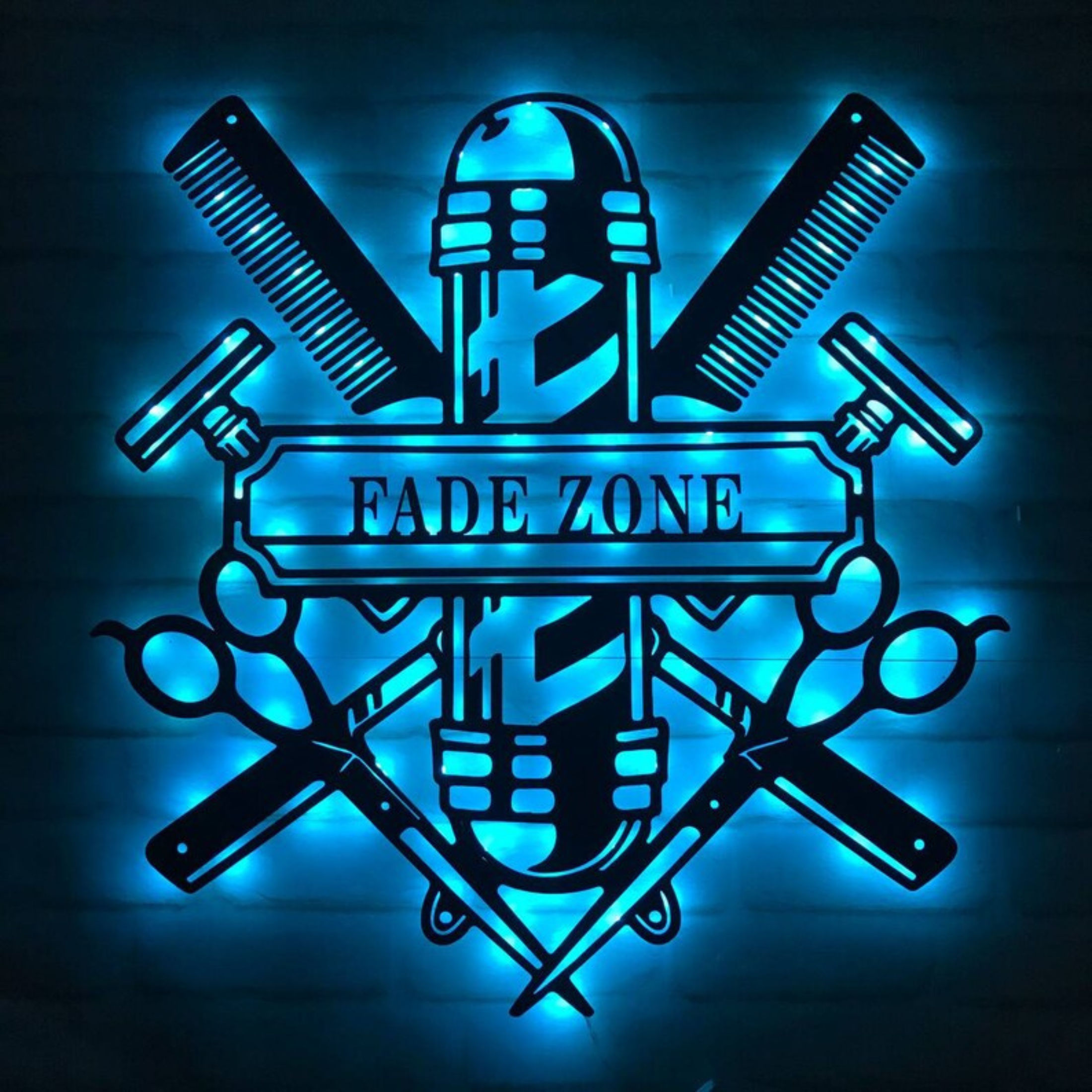 Glow Neon - Wholesale Neon Sign - Personalized Barber Shop Name Metal Sign8