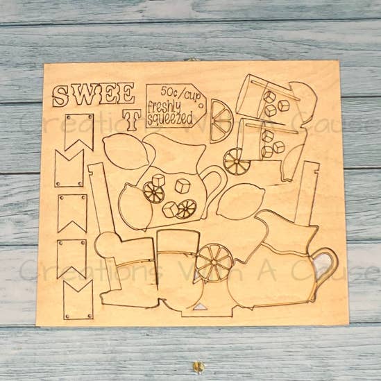 Limonade Verwisselbare Inzet - Bloem/Appelmand voor wholesale door Creations With A Cause