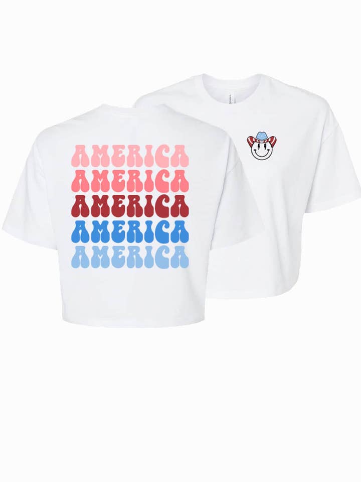 Cowboy America Crop for wholesale by Virginia Lane