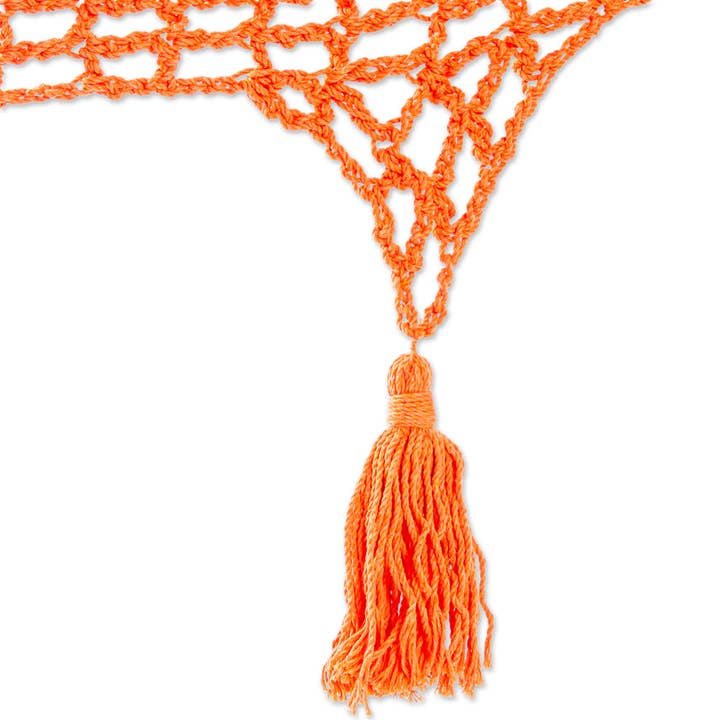 NOVICA - Wholesale Hammock - Novica Handmade Veranda In Orange Rope Hammock (Single)3