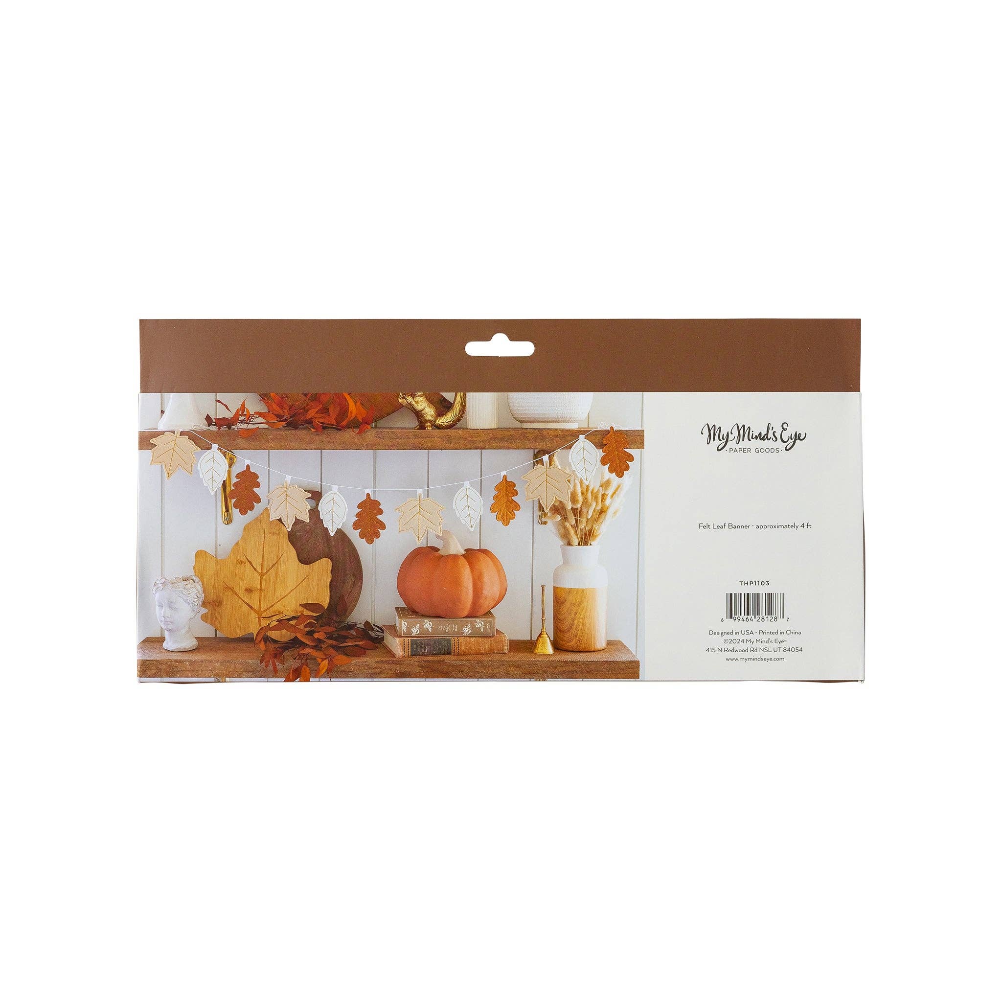 My Mind’s Eye - Wholesale Banner - THP1103 - Felt Leaf Banner5