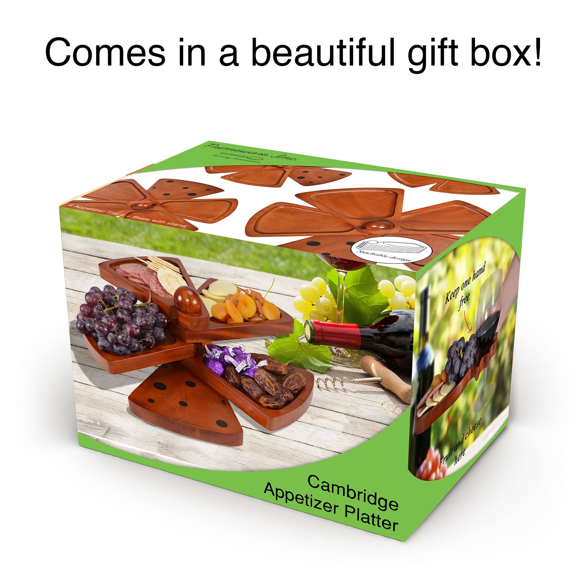 Primeware Inc. - Wholesale Servies voorgerecht - Voorgerecht Dienblad Mahonie Ontwerp9