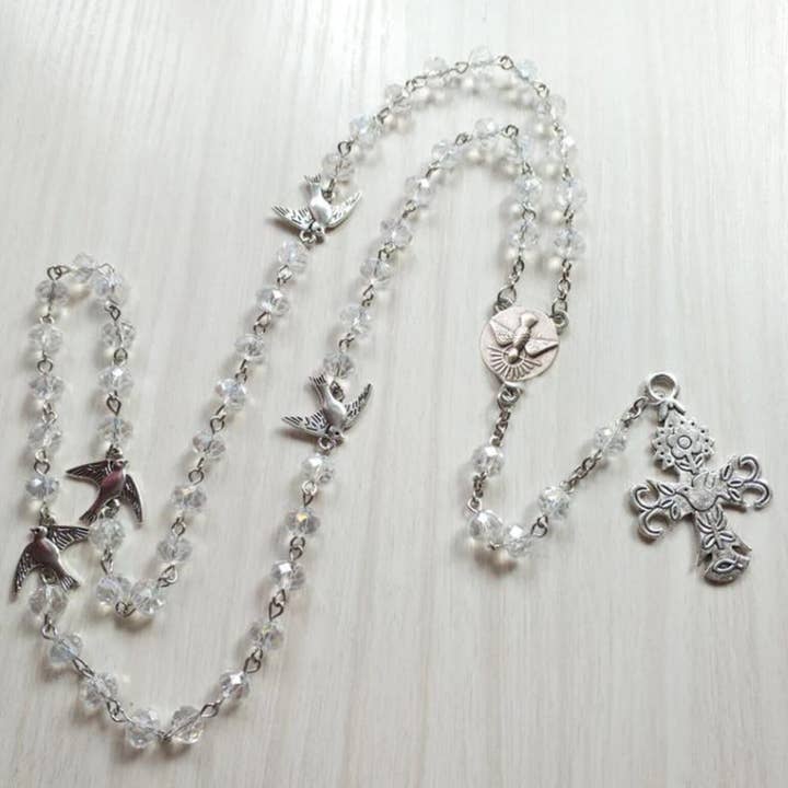 Wild & Free - Wholesale Prayer beads necklace - Rosary of the Holy Spirit2