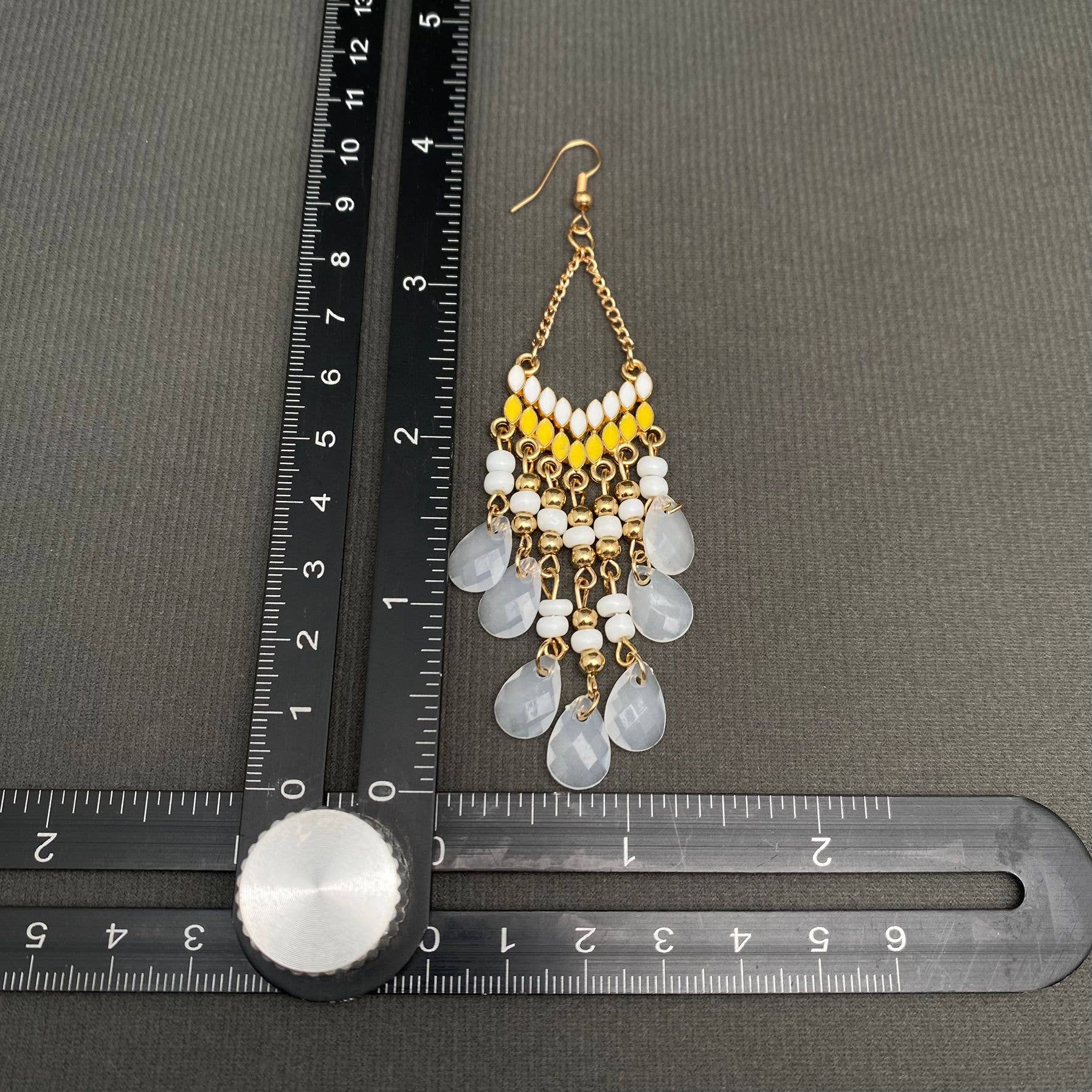 Mio Queena - Vente Boucles d'oreilles pendantes - Boucles d'oreilles pendantes à pampilles blanches de styles variés17