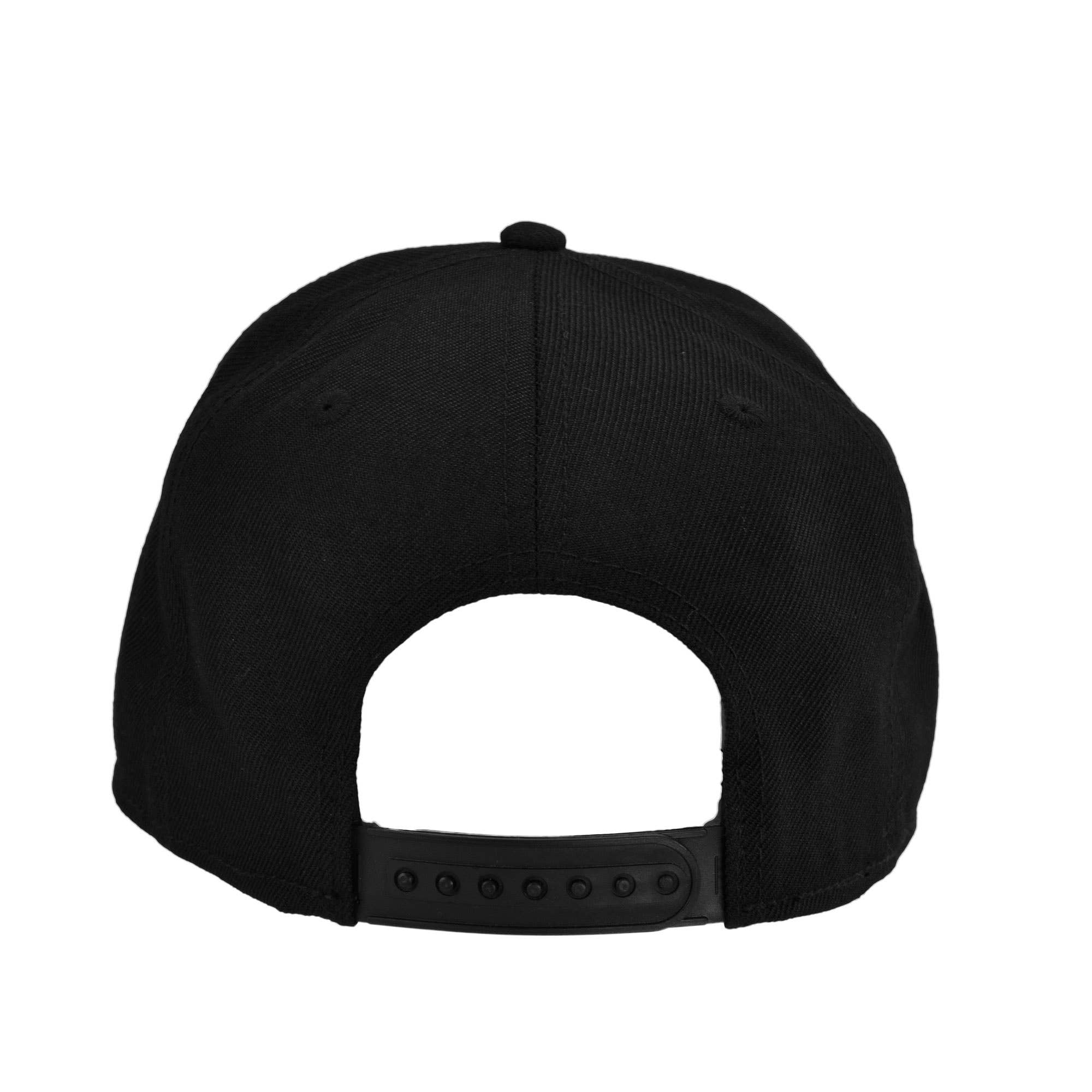 Dalix - Vente Casquette à visière plate – unisexe - DALIX Casquette à 5 panneaux en laine mélangée1