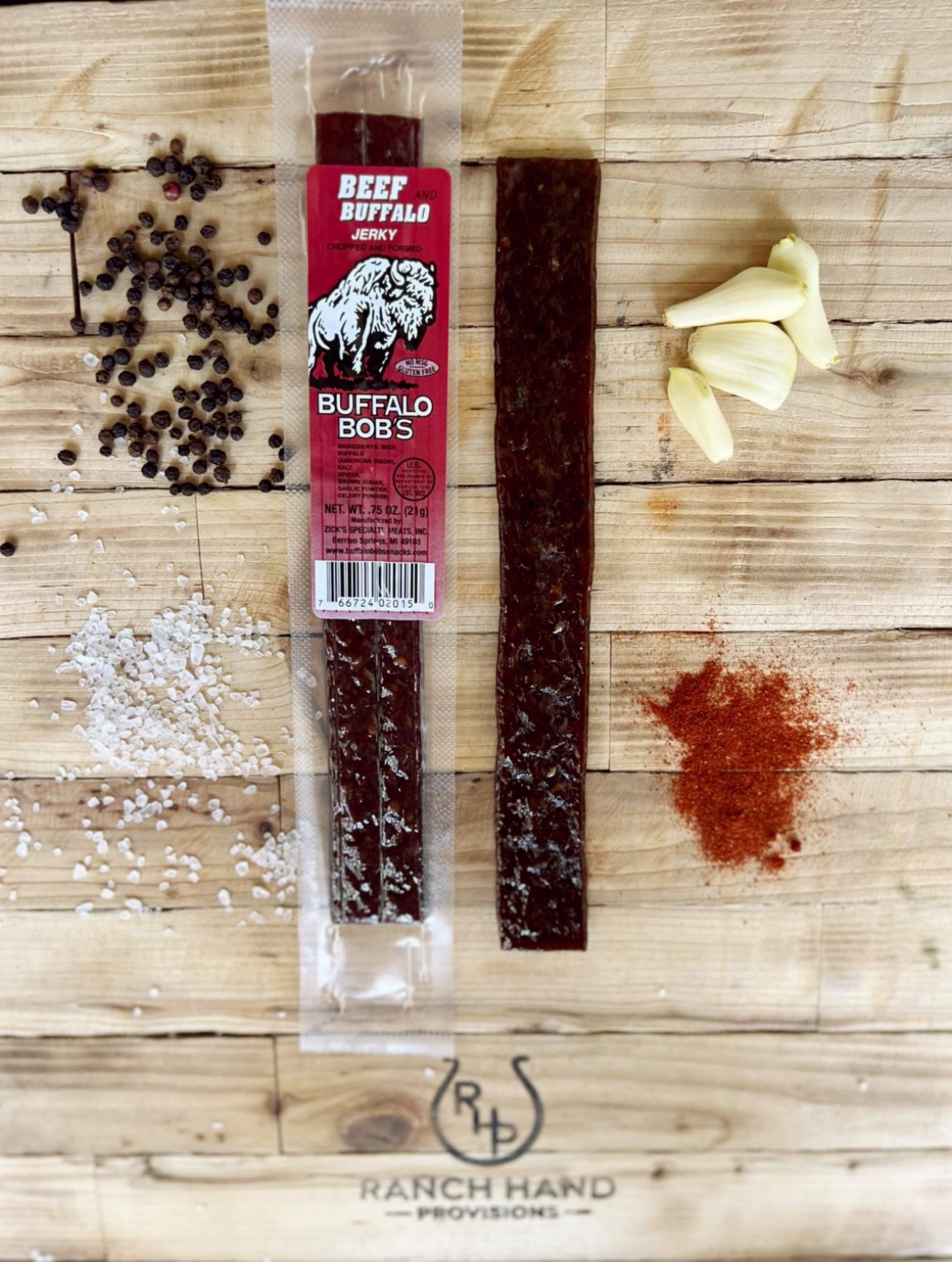 Ranch Hand Provisions - Wholesale Jerky - Smoked Buffalo Jerky2