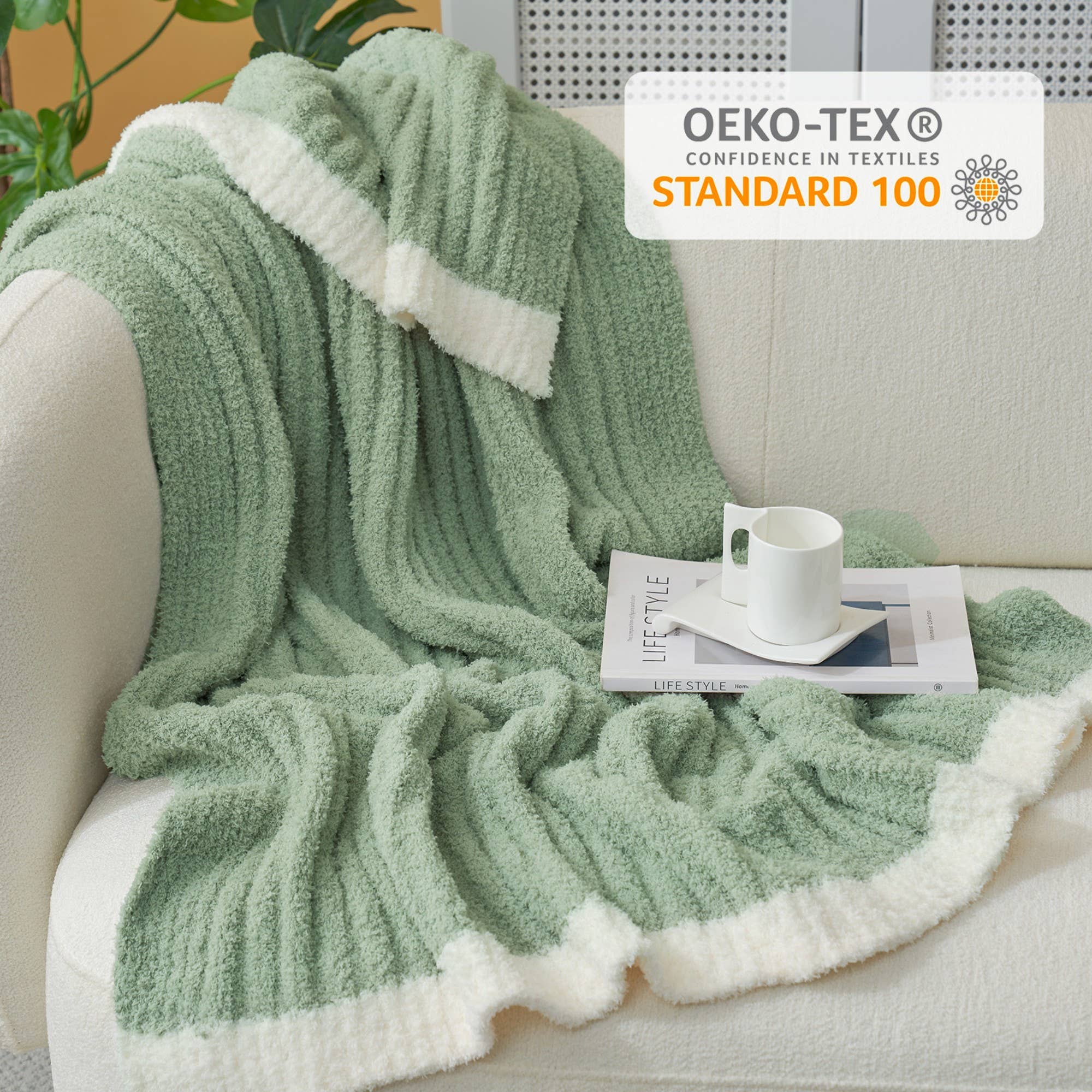 DreamValley - Wholesale Throw Blanket - SS Reversible Ribbed Knit Throw Blanket22