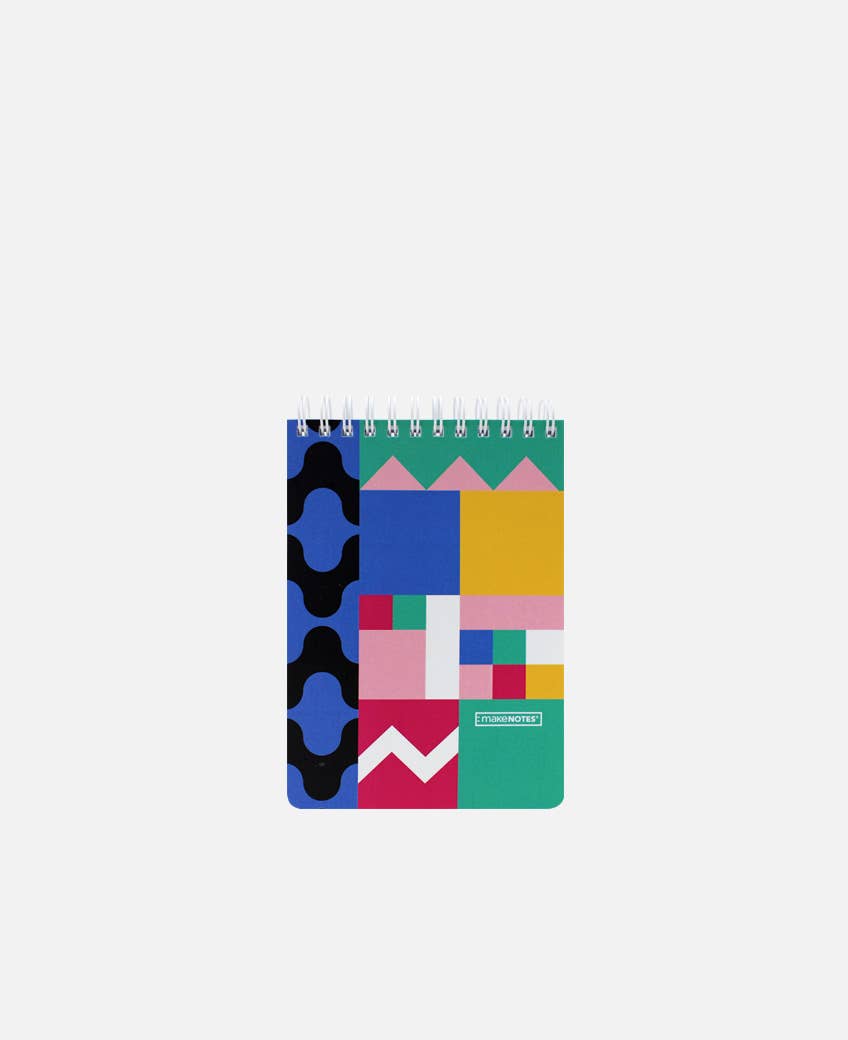 MAKENOTES - Wholesale Notepad - A6 spiral pad 60 sheets BLOC COLOR0