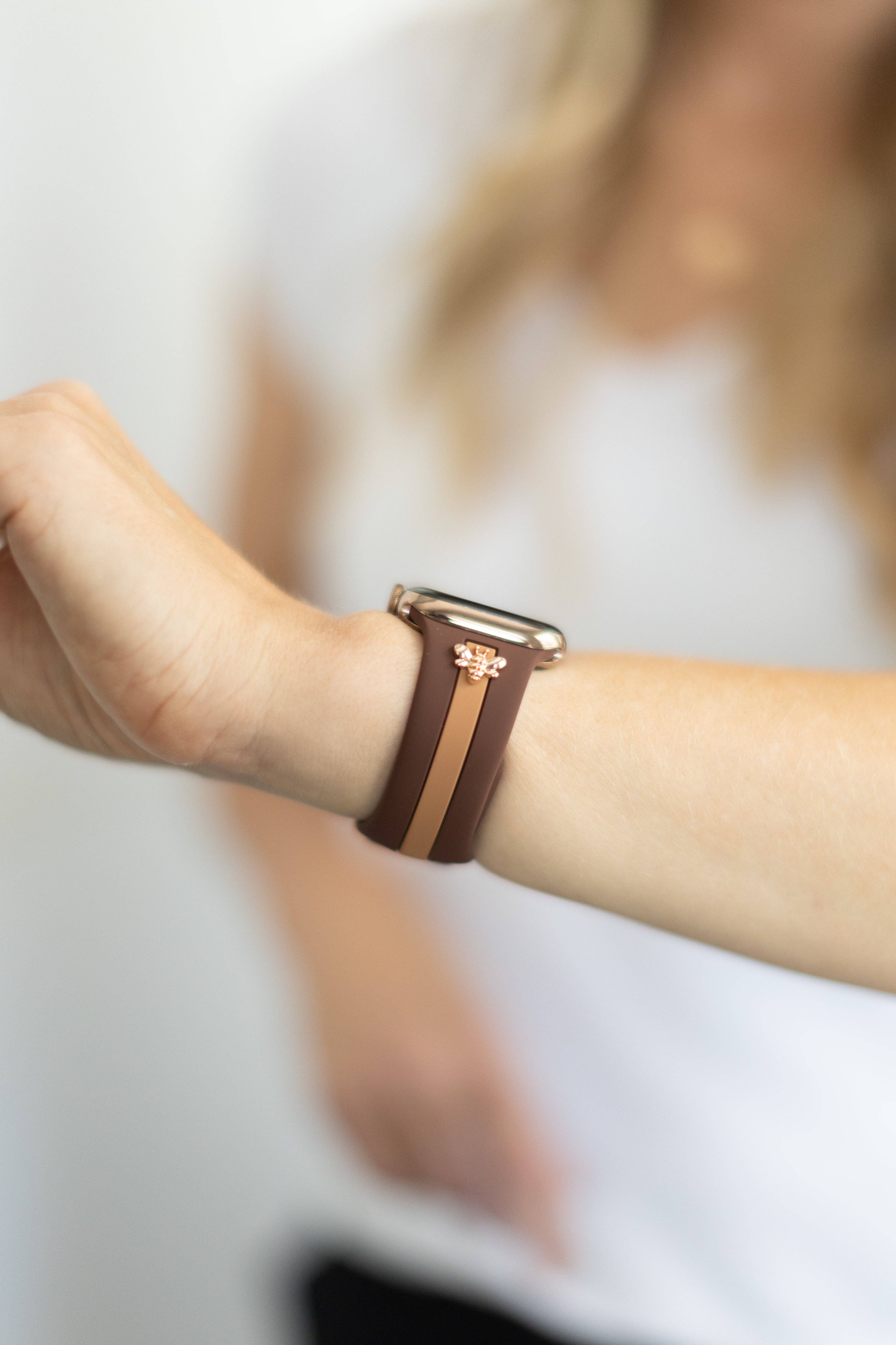 StrawberryAvocados - Wholesale Watch Band/Strap - Women's - Honey Bee Me Cocoa & Caramel Apple Band8