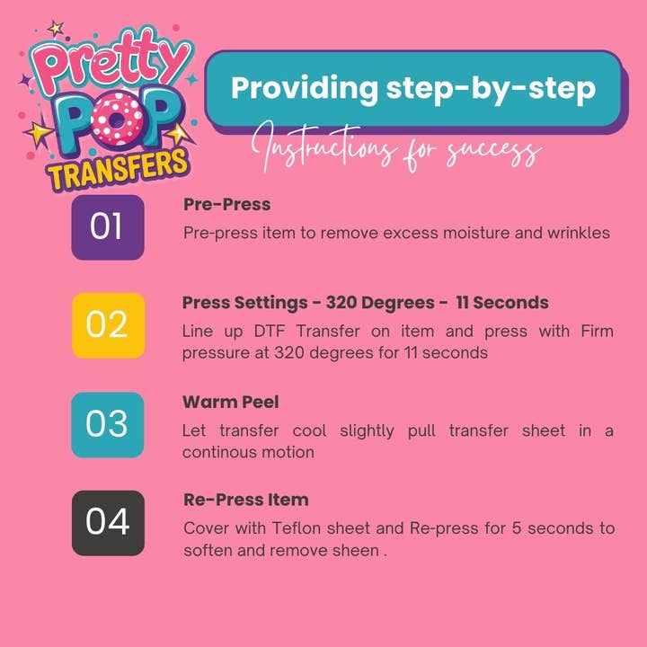 Pretty Pop Transfers - Vente Transfert pour sublimation - Remerciez un agriculteur transfert DTF1