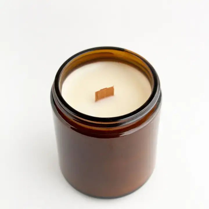 Wholesale Candles - Wholesale Jar/Filled Candle - 8 oz Wholesale Amber Candle | Fall Scents 5