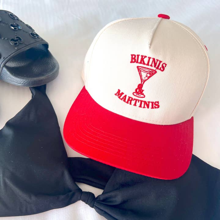 KENZKUSTOMZ - Wholesale Trucker Hat - Women's - Bikinis & Martinis Vintage Trucker Hat