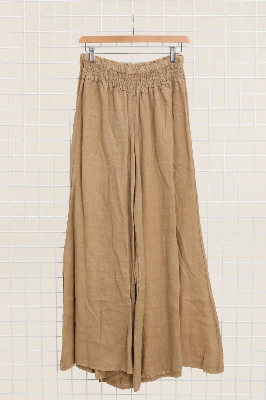 la maison des fibres naturelles - Wholesale Pants - Women's - Flared linen trousers 66031 100%LINEN37