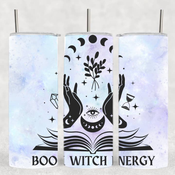 Gobelet Book Witch Energy Spiritual Tarot Reader pour la vente par The Geek Boutique