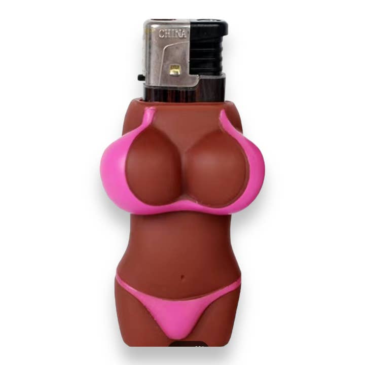 Kinky Pleasure - Vente Briquets - Kinky Pleasure - KP021 - Étui pour briquet en forme de corps sexy homme ou femme - 3 couleurs1