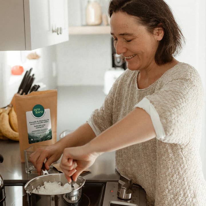 Solid dish soap making kit (DIY) for wholesale by Eco Loco