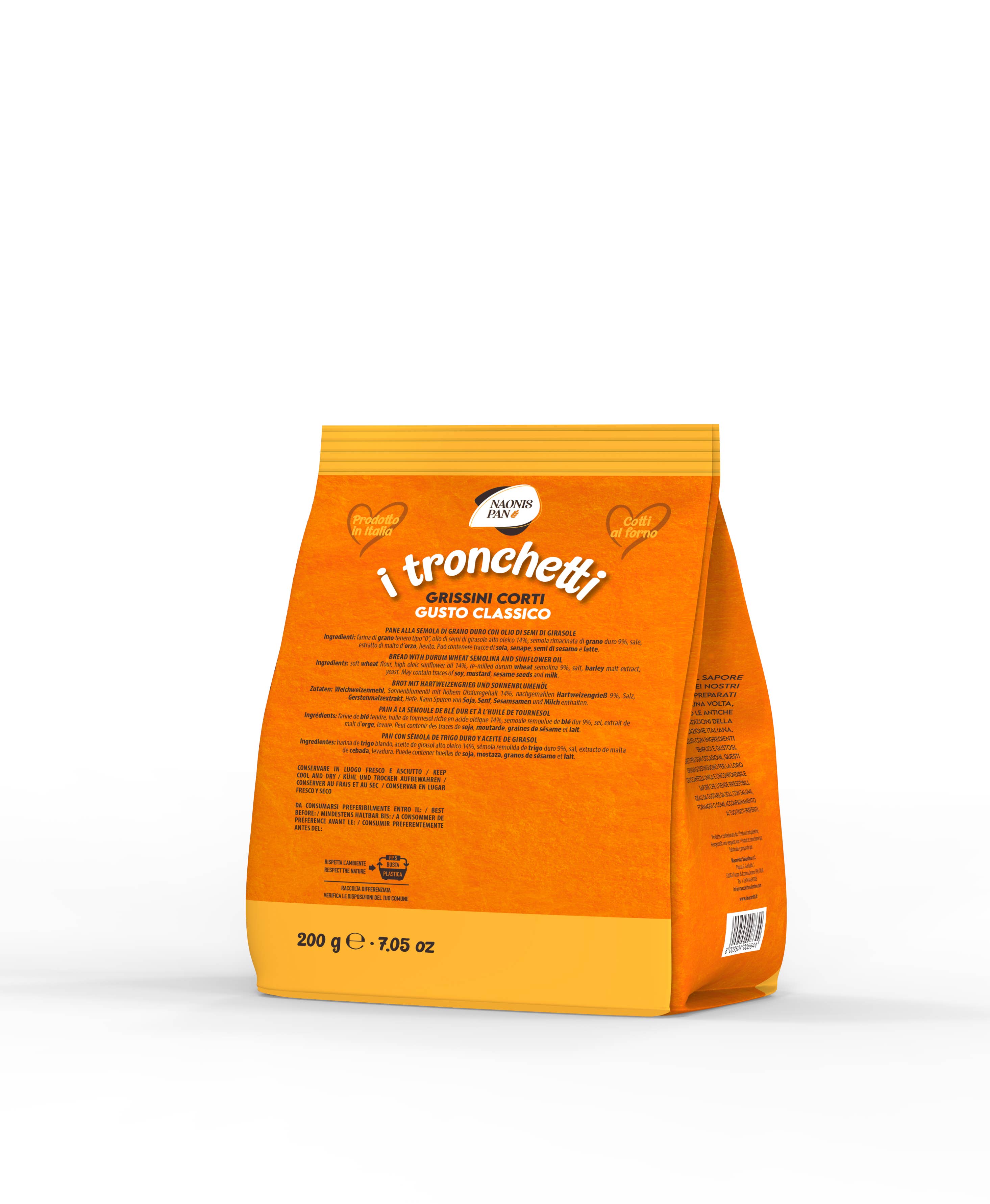 I MACORITTI - Wholesale Crackers - Mini Grissini The Classic Logs 200g1