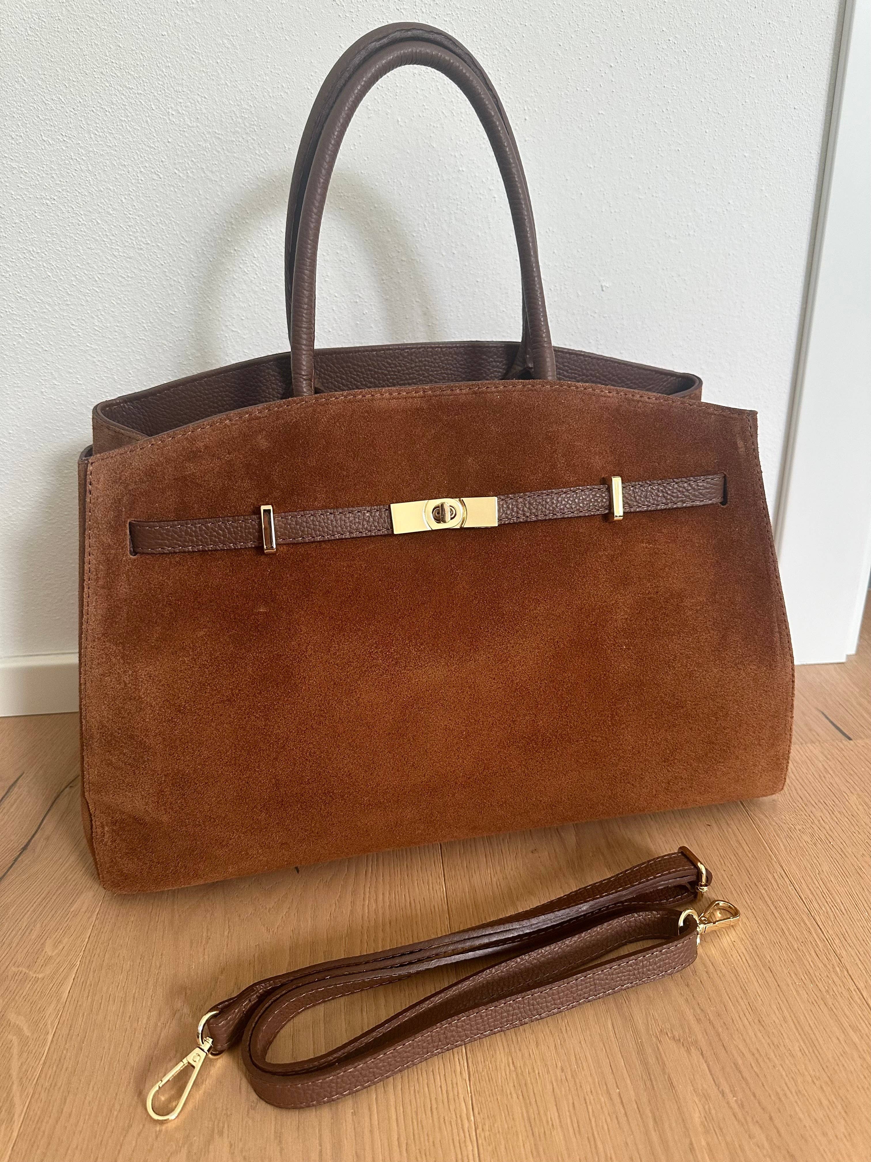 Zhade - Wholesale Top Handle Bag - Women's - AMELIA BIG- suede2