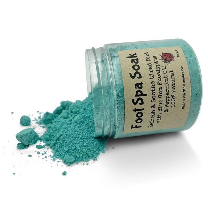 NEW Foot Spa Soak with Bluegum Eucalyptus and Peppermint Essential Oils for wholesale by Bomd