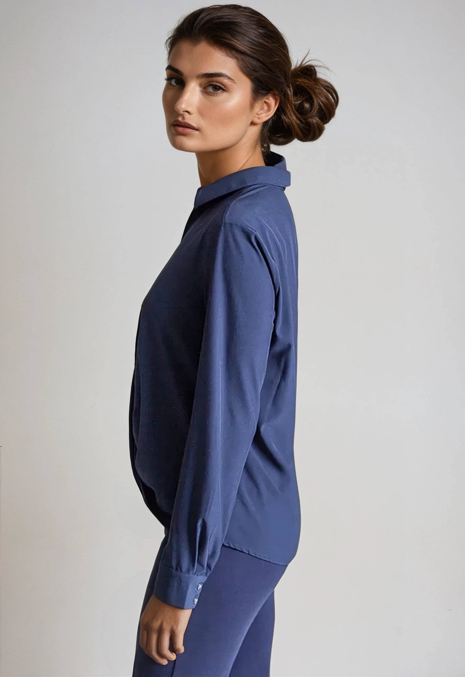 Buki - Wholesale Button Down Shirt - Women's - Barcelona Shirt4