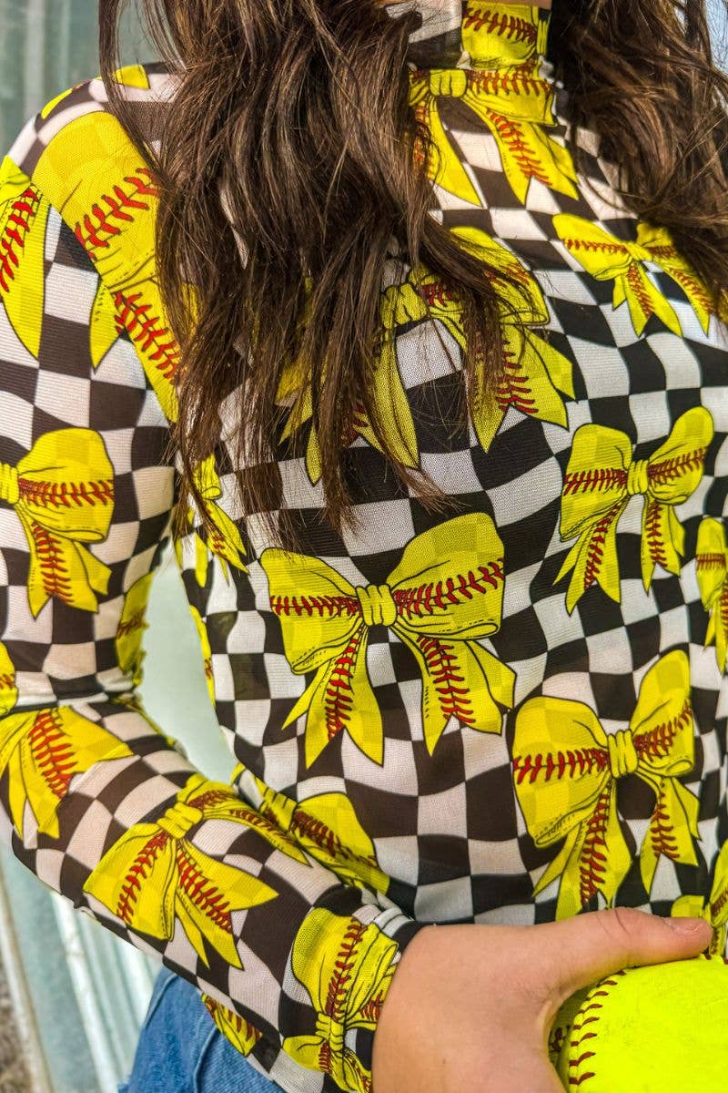 Sterling Kreek - Wholesale Blouse - Women's - Throw Like A Girl Mesh Top7