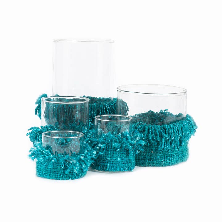 Bazar Bizar Living - Wholesale Candle Holder - The Oh My Gee Candle Holder - Aqua - S