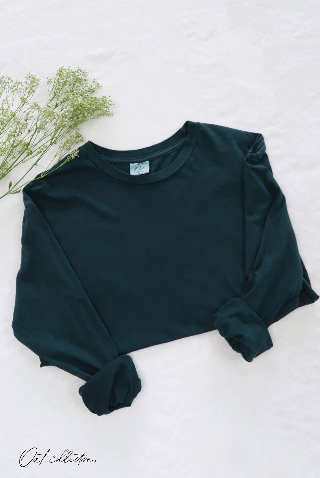 OAT COLLECTIVE – Engroshandel T-shirt – til kvinder – PREMIUM BASIC Mineralvasket langærmet11