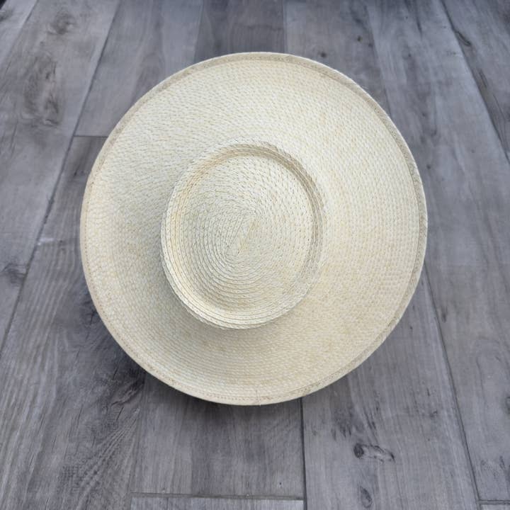 Queens INC - Wholesale Straw Hat - Women's - Palm Leaf Gambler Hat