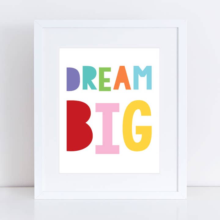 Dream Big Print for wholesale by Creative Monsoon