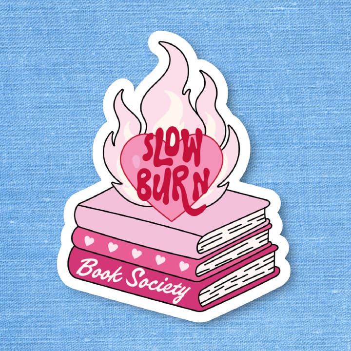 Slow Burn Book Society, autocollant Kindle, autocollant Smut pour la vente par Radical Buttons