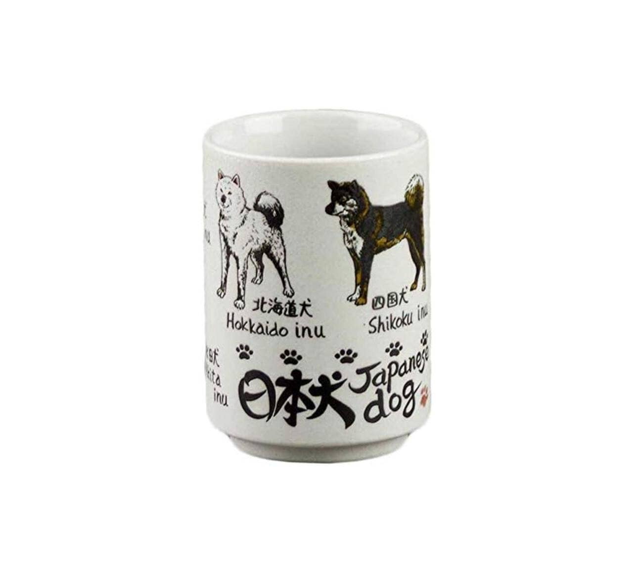 「FUNJI」In Japan - Wholesale Coffee Mug - Mino Ware Shiba Inu Tea Cup Set: Japanese Pottery Gift3