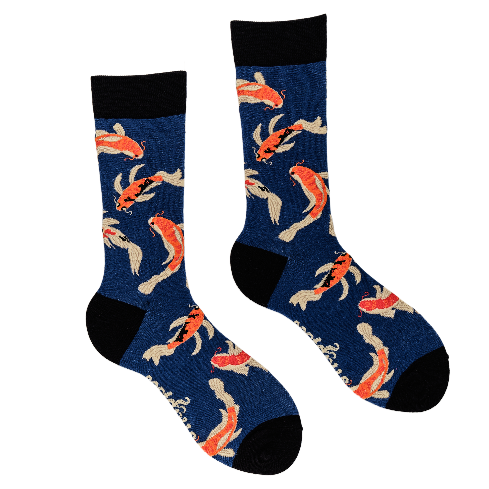 BLUE Koi Fish Socks - Koi Carp for wholesale on Faire1