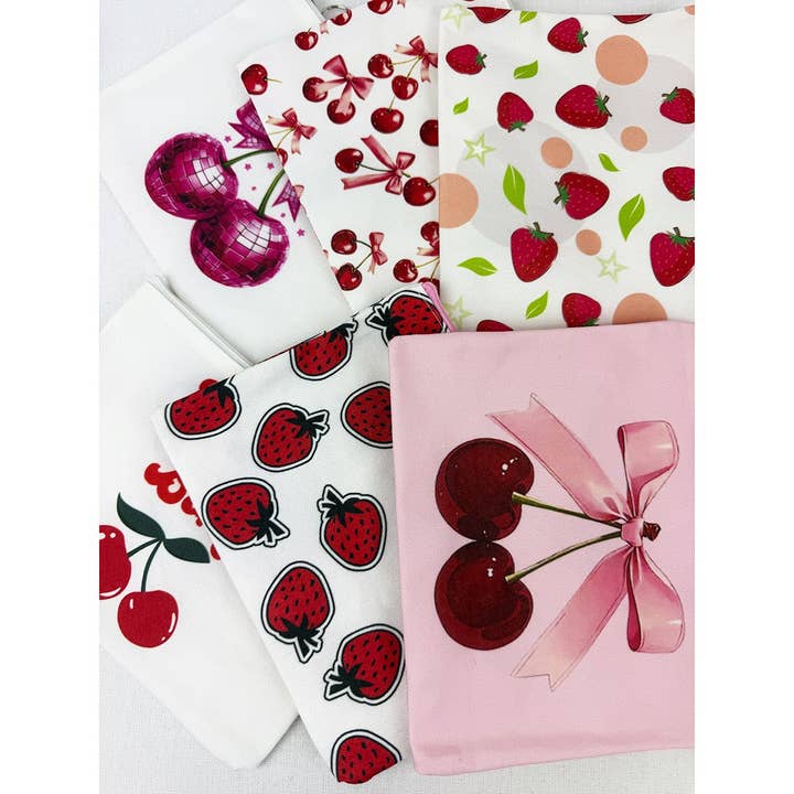 MIX COLOR Fruit Design Printed Coin Purse for wholesale on Faire4