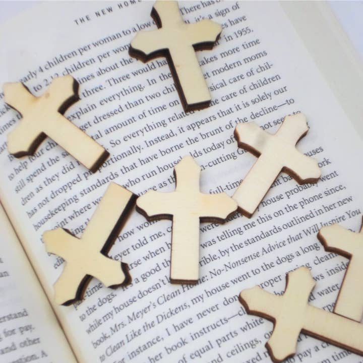 Worked Cross 4,3Cm - U.V. 30Und. for wholesale by Atiladecor, Artesanato Lda