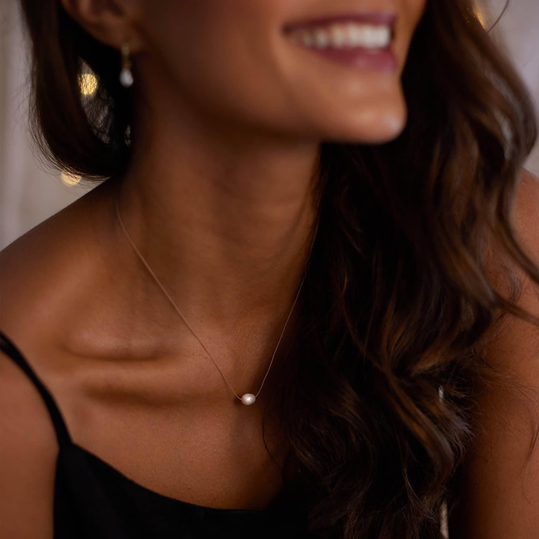 Wanderlust Life - Wholesale Halskettinghanger - Parelketting met fijn koord1