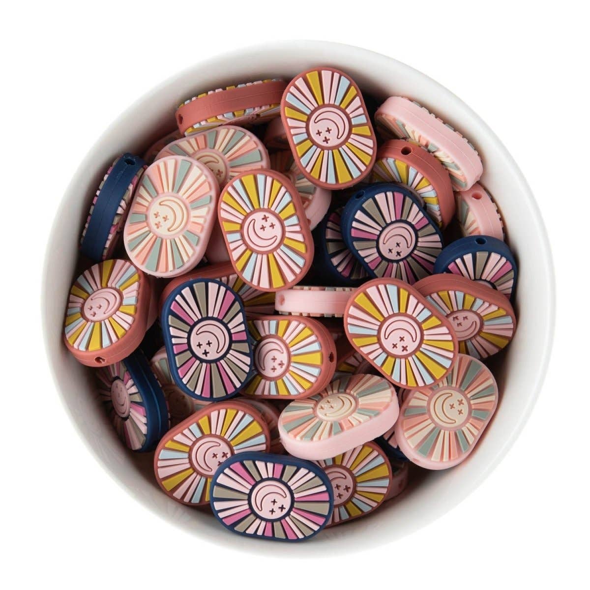 Cara & Co Silicone Craft Supply - Wholesale Craft Supplies - Boho Ray Silicone Focal Beads7